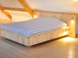 Ontwerp & realisatie steigerhouten bed